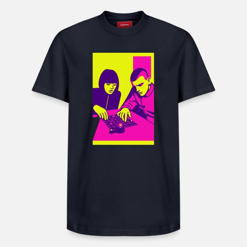 Future Game - Relaxed Unisex Supima Cotton T-Shirt – von SPREAD - Navy