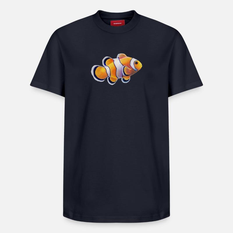Clownfisch - Relaxed Unisex Supima Cotton T-Shirt – von SPREAD - Navy