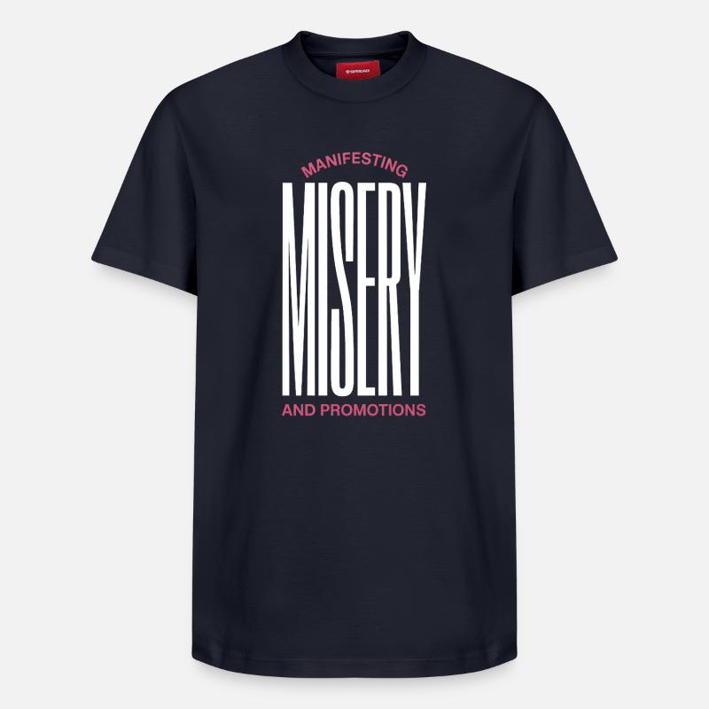 Magie de manifestation - T-shirt unisexe décontracté en coton Supima – de SPREAD - bleu marine