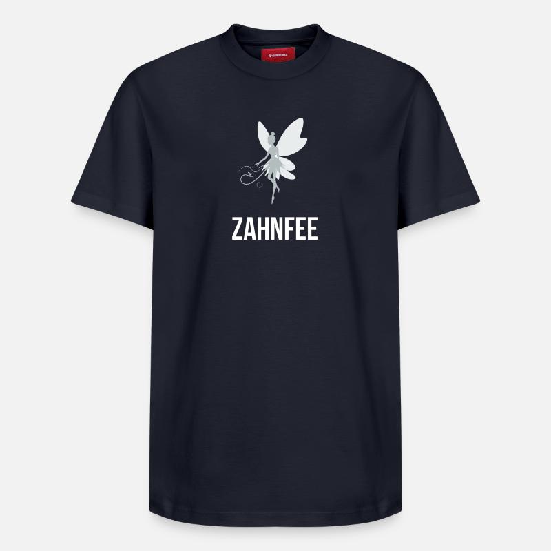 Fée des dents - T-shirt unisexe décontracté en coton Supima – de SPREAD - bleu marine