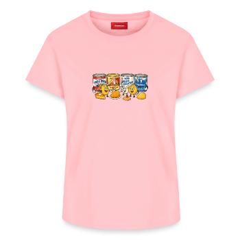 Condensed Milk Sweet - Women's Supima Cotton T-Shirt – by SPREAD - rose - Front - AI Model Female 172 dark (172cm)