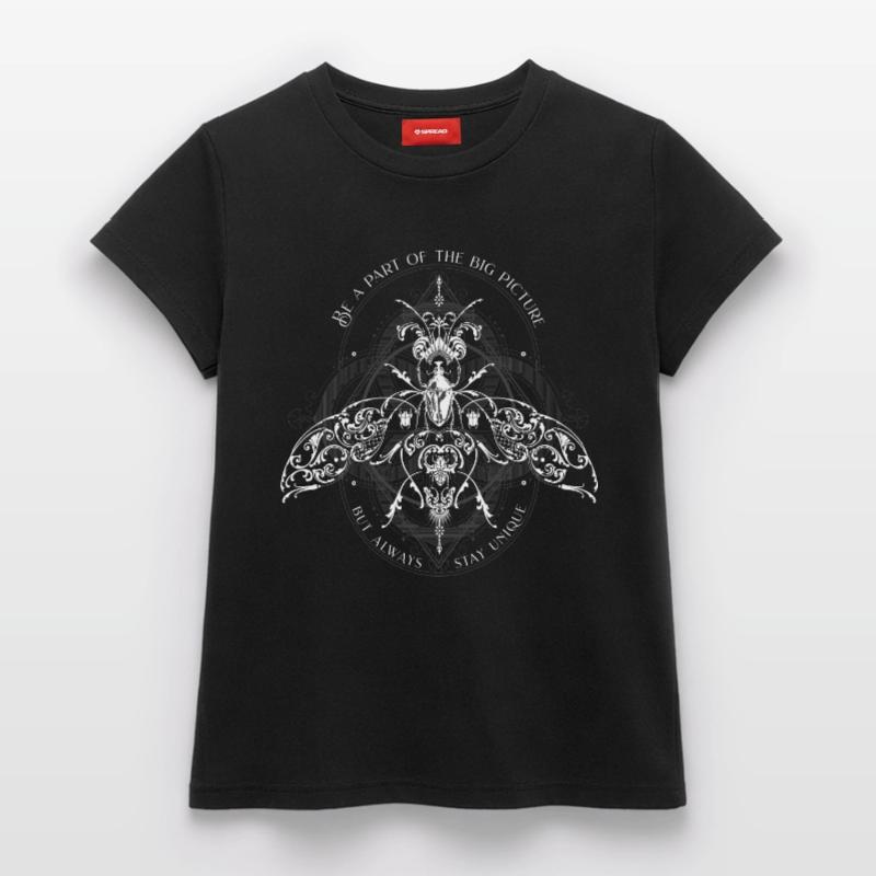 Insect Pattern Modèle d’insecte Psychédélique Bug Pattern T-shirt femme en coton Supima – de SPREAD