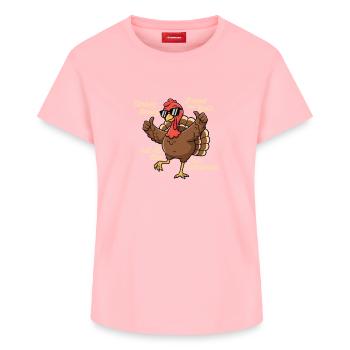 Laissez-moi voir cet humour automnal de casserole - T-shirt femme en coton Supima – de SPREAD - rose - Devant - AI Model Female 172 dark (172cm)