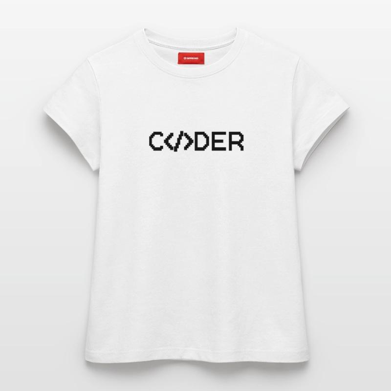 Coder Frauen Supima Cotton T-Shirt – von SPREAD