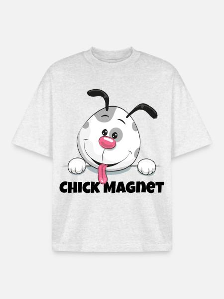 Dalmatinerwelpe-Mischief Cartoon - Boxy Heavyweight Unisex Organic T-Shirt von Stanley/Stella - Kühles Grau meliert