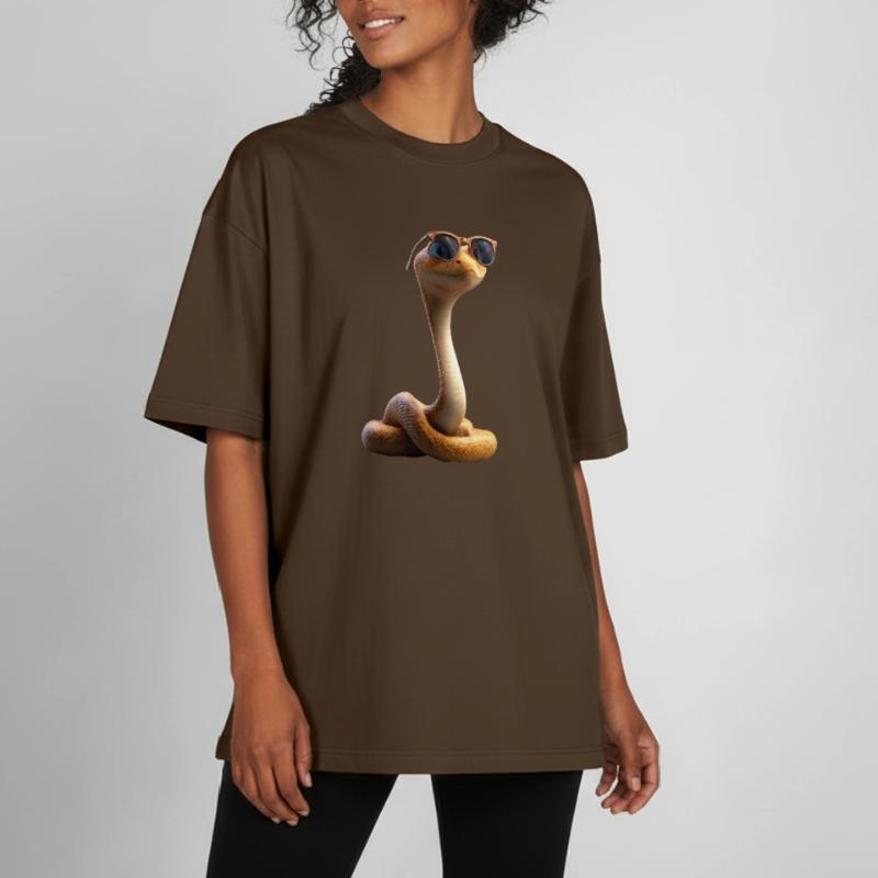 snake, python, cobra, rattlesnake, snakes Boxy Heavyweight Unisex Organic T-Shirt by Stanley/Stella
