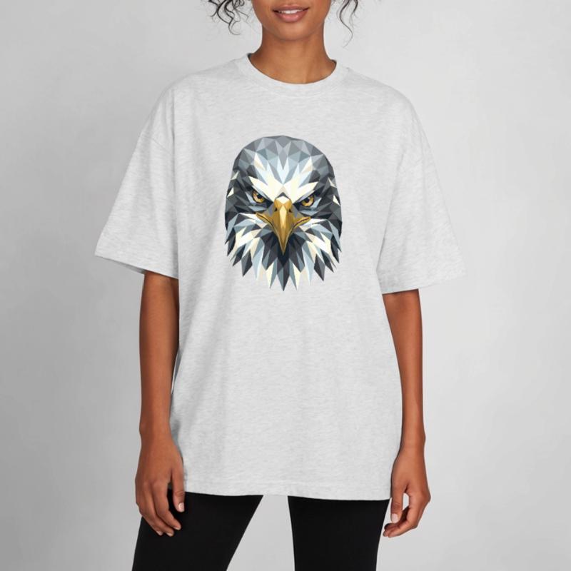 Eagle Bald Eagle Golden Eagle White-tailed Eagle Boxy Heavyweight Unisex Organic T-Shirt by Stanley/Stella