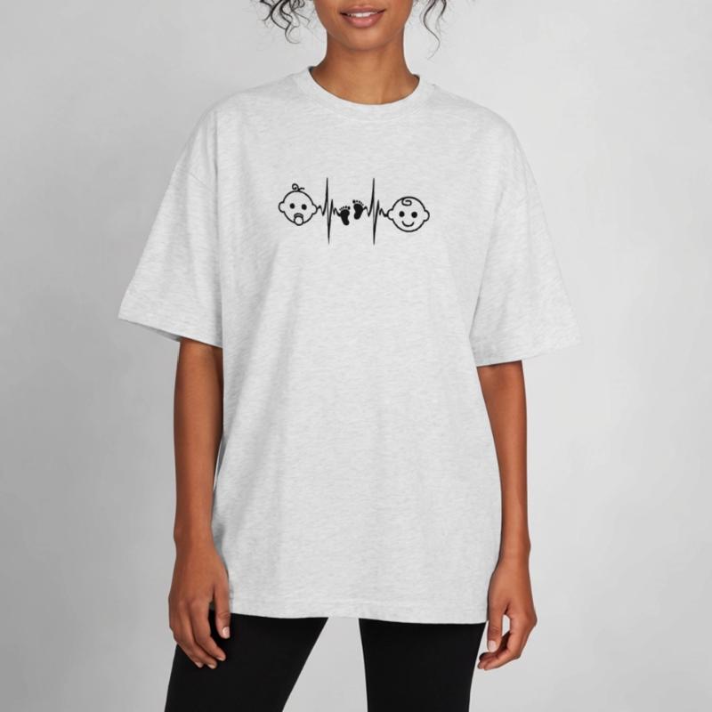 Baby Mädchen oder Junge Heavyweight Unisex Boxy T-Shirt von stanley/stella	