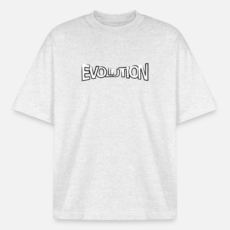 Revendication d’évolution - T-shirt unisexe boxy épais biologique Stanley/Stella - gris chiné frais