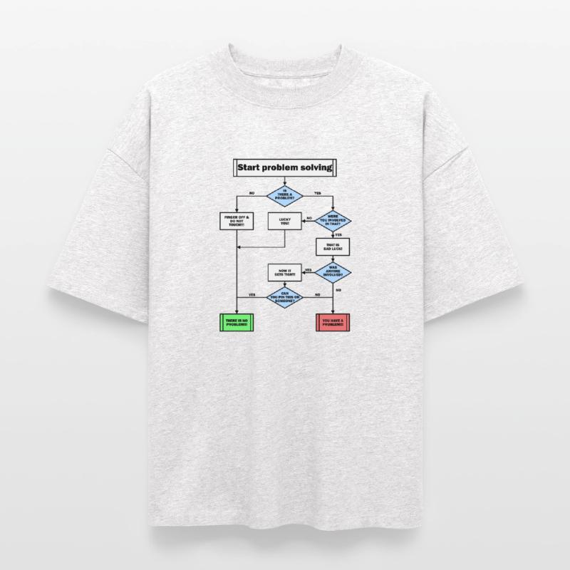 Problem solving! Boxy Heavyweight Unisex Organic T-Shirt by Stanley/Stella