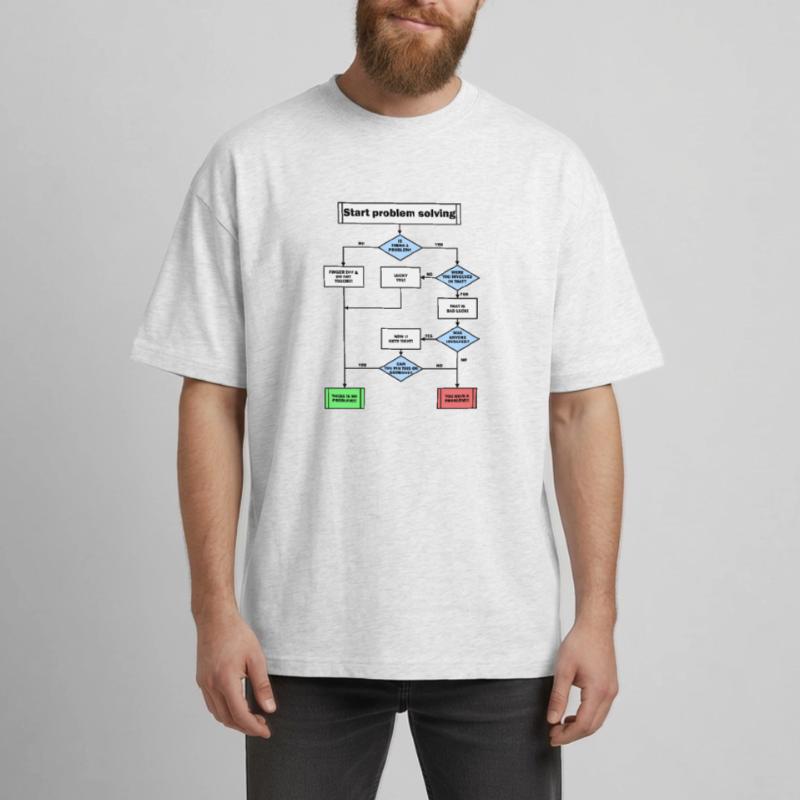 Problem solving! Boxy Heavyweight Unisex Organic T-Shirt by Stanley/Stella