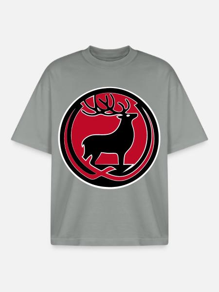 der Herr des Waldes - Boxy Heavyweight Unisex Organic T-Shirt von Stanley/Stella - Nebelgrau