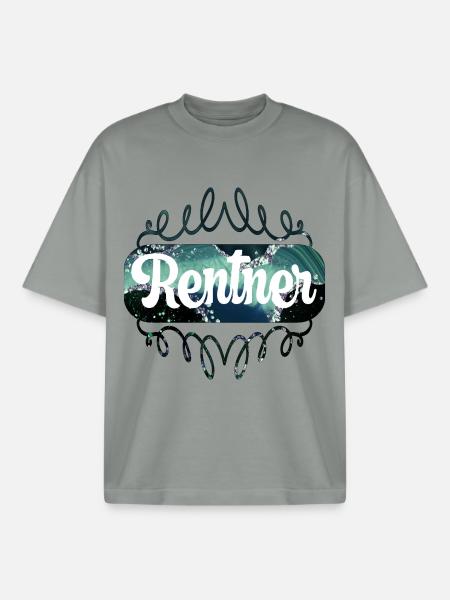 Geschenke für Rentner Rente - Boxy Heavyweight Unisex Organic T-Shirt von Stanley/Stella - Nebelgrau