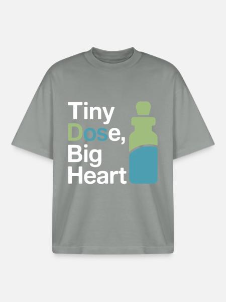 Certified Clinical Micro-Dose Practitioner Apparel - Boxy Heavyweight Unisex Organic T-Shirt by Stanley/Stella - misty grey