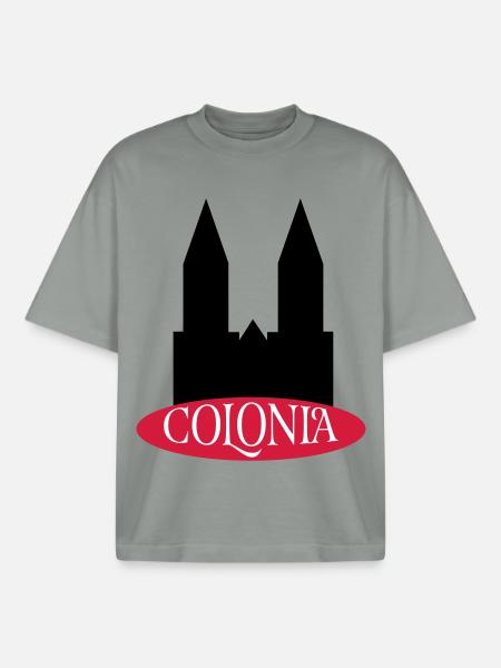 Cologne - T-shirt unisexe boxy épais biologique Stanley/Stella - gris brumeux