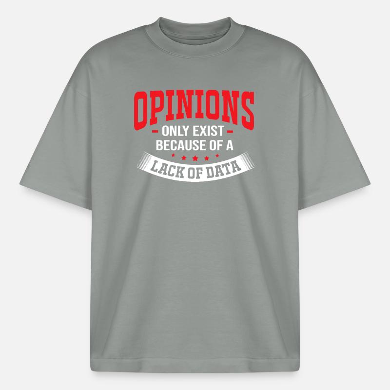 Codeur Programmeur GPT - T-shirt unisexe boxy épais biologique Stanley/Stella - gris brumeux