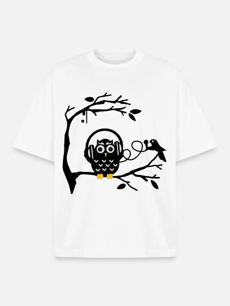 musikgenuss - Boxy Heavyweight Unisex Organic T-Shirt von Stanley/Stella - Weiß