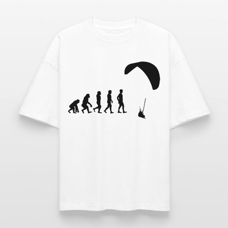 Planeur de l’évolution T-shirt unisexe boxy épais biologique Stanley/Stella