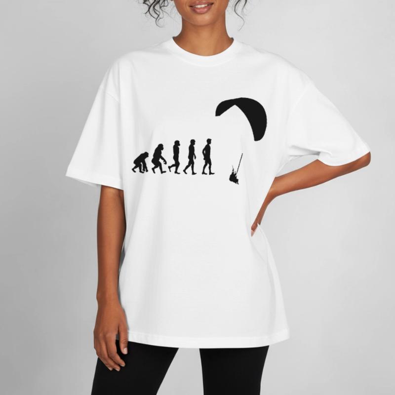 Evolution glider Boxy Heavyweight Unisex Organic T-Shirt by Stanley/Stella