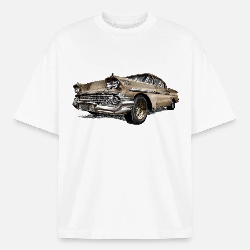 Oldtimer - T-shirt unisexe épais coupe boxy Stanley/Stella - blanc