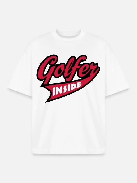 golf - T-shirt unisexe boxy épais biologique Stanley/Stella - blanc