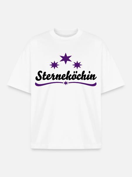 Köchin - Boxy Heavyweight Unisex Organic T-Shirt von Stanley/Stella - Weiß