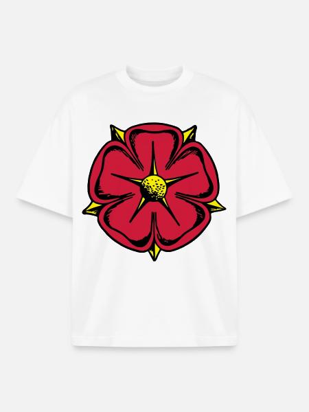 Lippy rose - Boxy Heavyweight Unisex Organic T-Shirt by Stanley/Stella - white