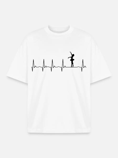 ballet - Boxy Heavyweight Unisex Organic T-Shirt by Stanley/Stella - white