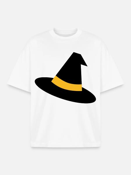 Witch's Hat - Boxy Heavyweight Unisex Organic T-Shirt by Stanley/Stella - white