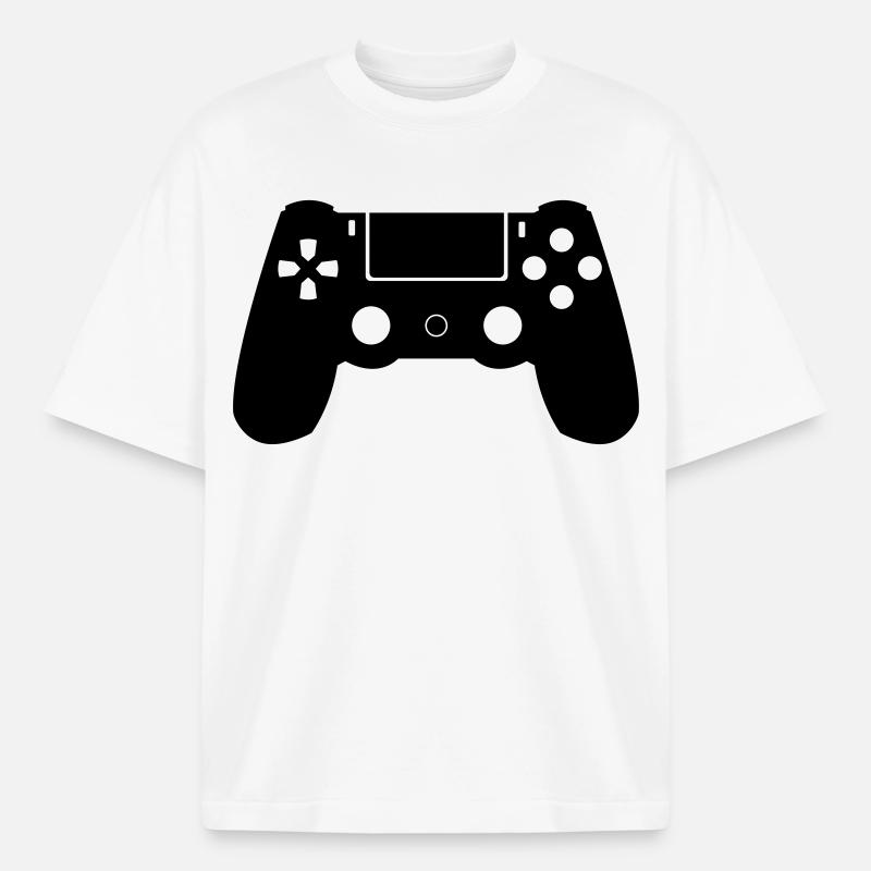 Controller - Boxy Heavyweight Unisex Organic T-Shirt by Stanley/Stella - white