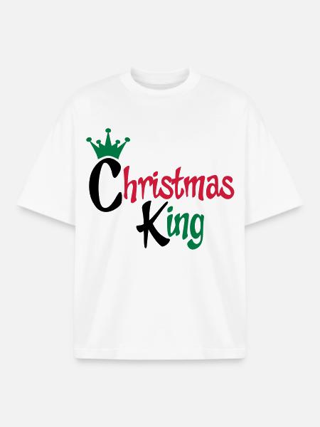 Noël - T-shirt unisexe boxy épais biologique Stanley/Stella - blanc