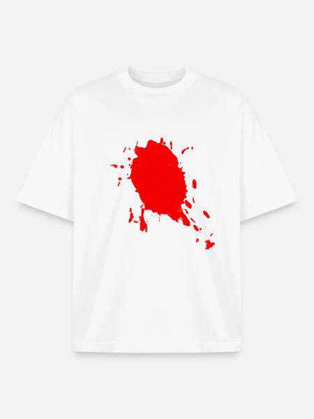 Farbfleck - Boxy Heavyweight Unisex Organic T-Shirt von Stanley/Stella - Weiß