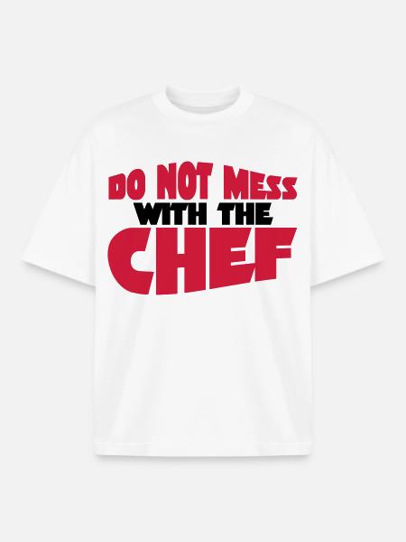 chef - T-shirt unisexe boxy épais biologique Stanley/Stella - blanc