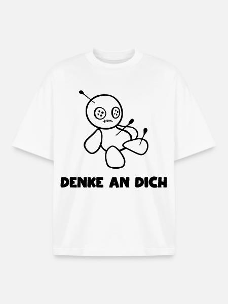 Voodoo Puppe - Boxy Heavyweight Unisex Organic T-Shirt von Stanley/Stella - Weiß