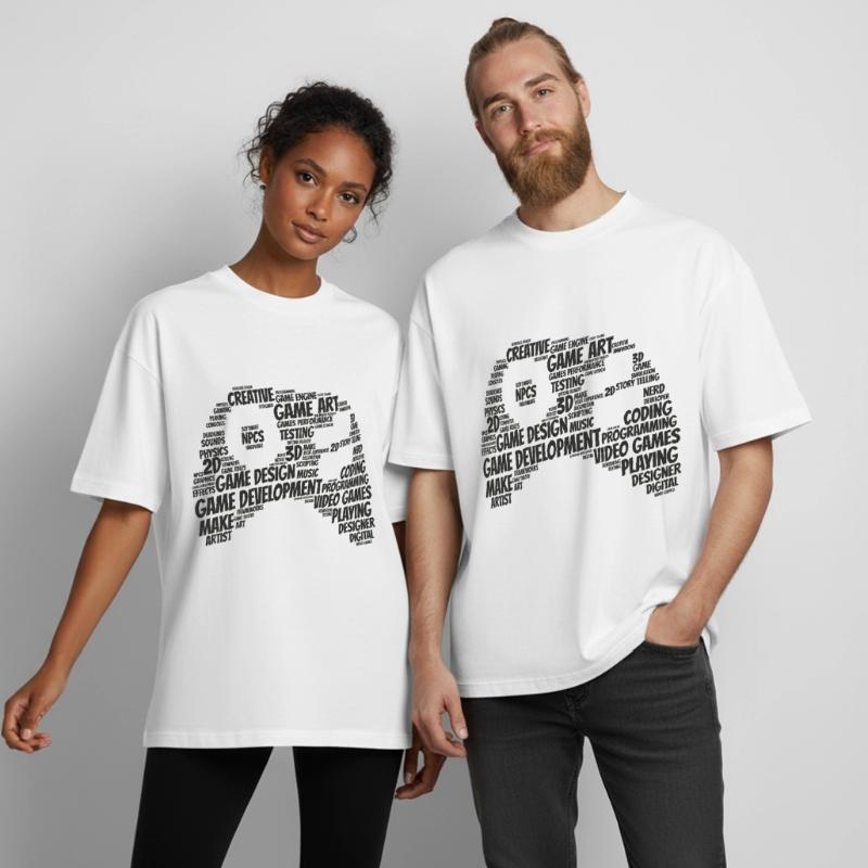 Games developer Heavyweight Boxy Unisex T-Shirt by Stanley/Stella