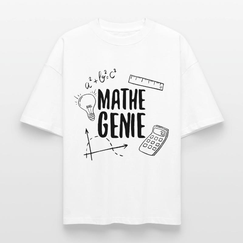 Math Genius Math Genius Math Mathematicien T-shirt unisexe boxy épais biologique Stanley/Stella