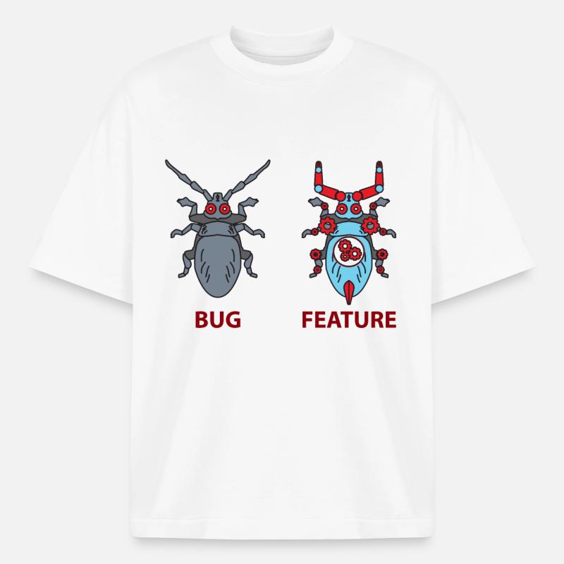 Programmierer Witz - Boxy Heavyweight Unisex Organic T-Shirt von Stanley/Stella - Weiß