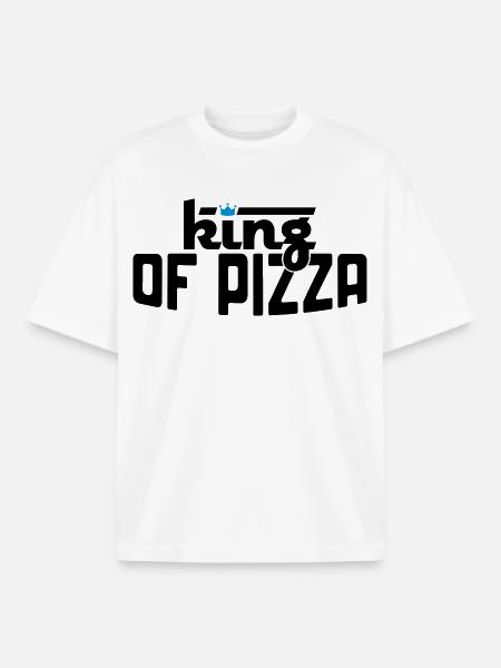 La pizza - T-shirt unisexe boxy épais biologique Stanley/Stella - blanc