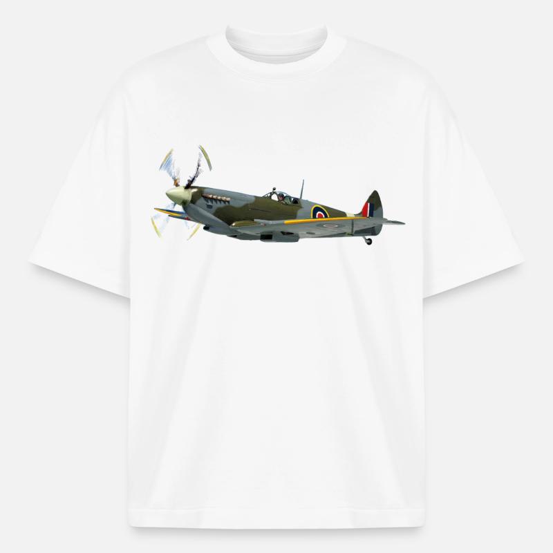 spitfire6 - T-shirt unisexe épais coupe boxy Stanley/Stella - blanc