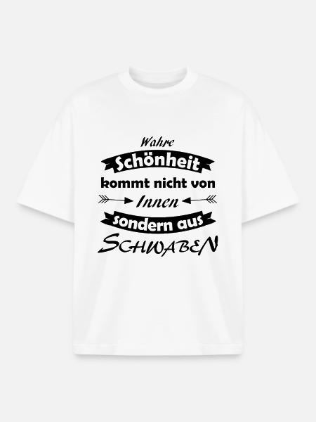 Schwabe - Boxy Heavyweight Unisex Organic T-Shirt von Stanley/Stella - Weiß