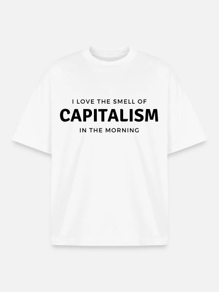 Investerare - Börsutdelning - Unisex boxy heavyweight ekologisk T-shirt Stanley/Stella - vit