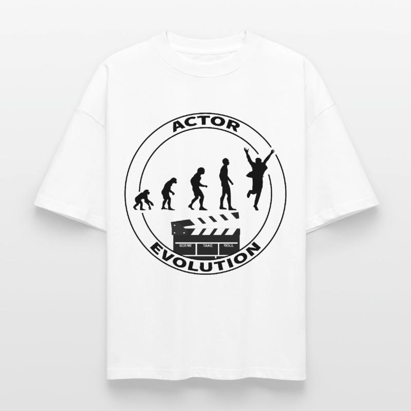 Evolution actor performer gift Boxy Heavyweight Unisex Organic T-Shirt by Stanley/Stella
