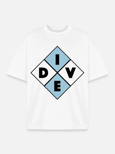Dive - Boxy Heavyweight Unisex Organic T-Shirt by Stanley/Stella - white