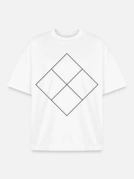 Square to fill - Boxy Heavyweight Unisex Organic T-Shirt by Stanley/Stella - white
