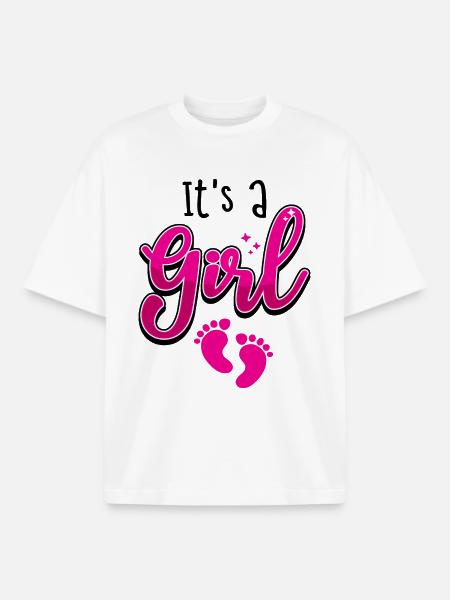 Bébé Bébé Grossesse Bébé Pieds bébé - T-shirt unisexe boxy épais biologique Stanley/Stella - blanc