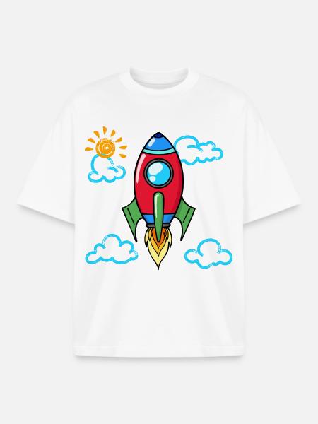 Début de l’école Lancement de l’école - T-shirt unisexe boxy épais biologique Stanley/Stella - blanc