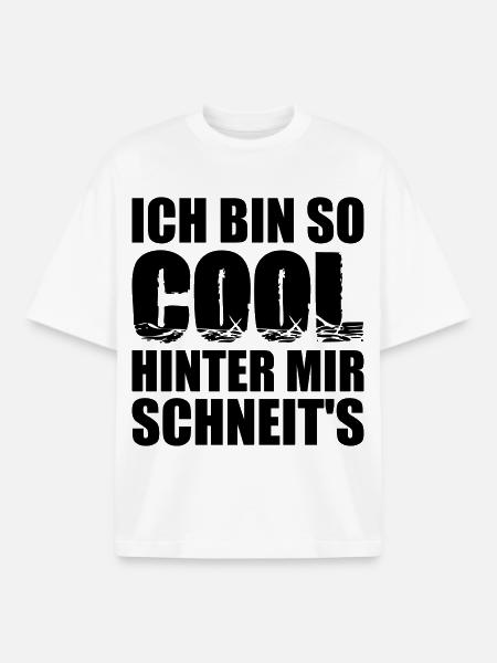 Coole Sprüche - Boxy Heavyweight Unisex Organic T-Shirt von Stanley/Stella - Weiß
