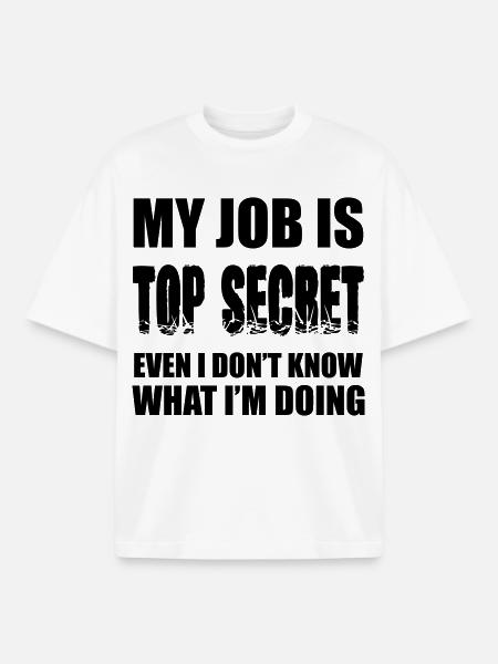Funny sayings - Boxy Heavyweight Unisex Organic T-Shirt by Stanley/Stella - white