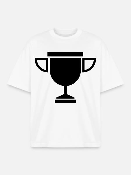cup - Boxy Heavyweight Unisex Organic T-Shirt by Stanley/Stella - white