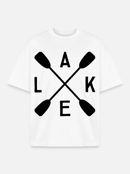brine - Boxy Heavyweight Unisex Organic T-Shirt by Stanley/Stella - white